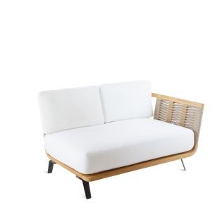 Unopiù WELCOME rope 2-Sitzer Endelement links